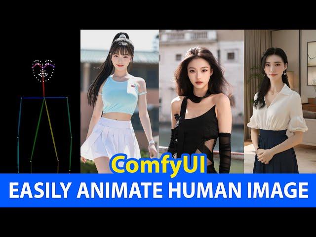 ComfyUI - MimicMotion | Human Motion Video Generation (Img2Vid)