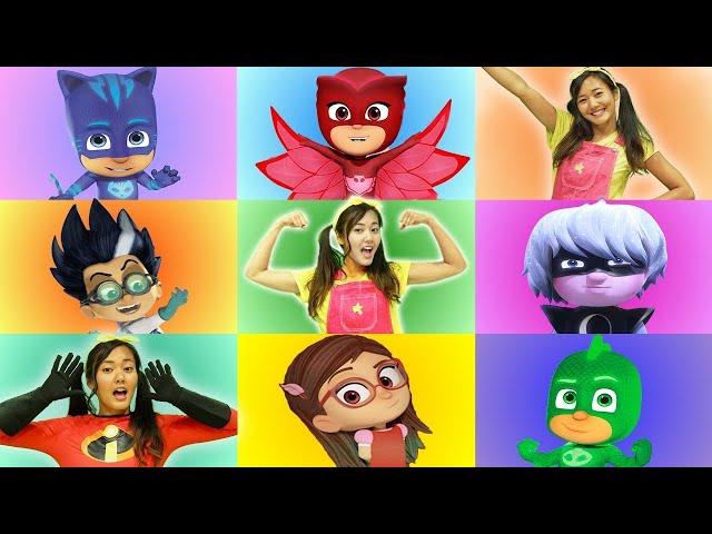 Ellie juega el juego Smash Giant Smash de PJ Masks | Ellie Sparkles | WildBrain Para Peques