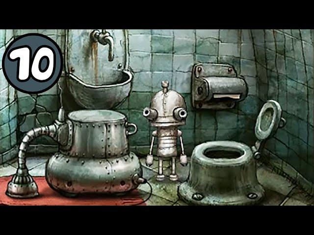 РОБОТ - МУСОРЩИК спасает город ЧАСТЬ#10 ИГРА MACHINARIUM на канале Мистер Игрушкин