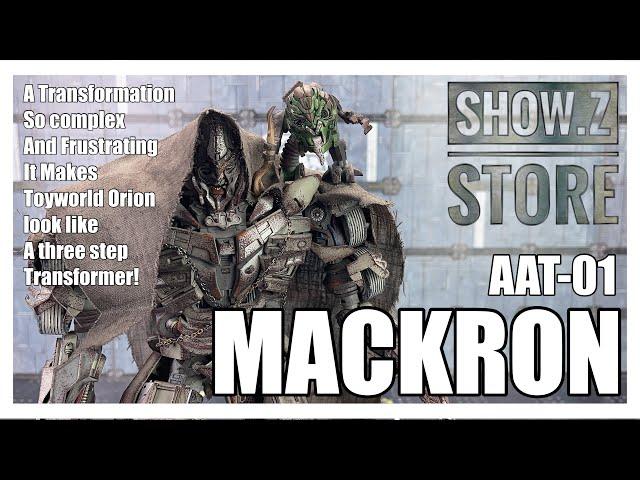 Alien Attack AAT-01 MACKRON Transformers Dark of The Moon Megatron Review