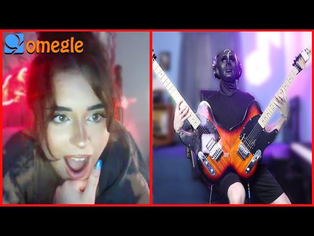 Guitarist AMAZES Strangers on Omegle with a DOUBLE GUITAR