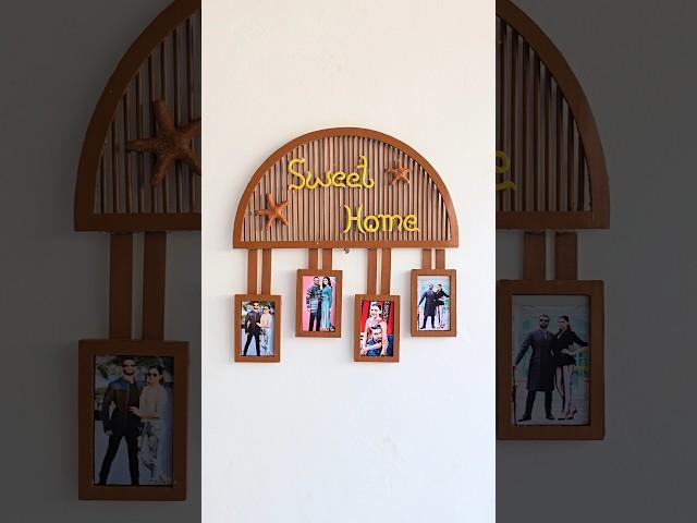 Beautiful Photo Frame Craft Ideas || Easy Photo Frame || #shorts #yotubeshorts #photoframe