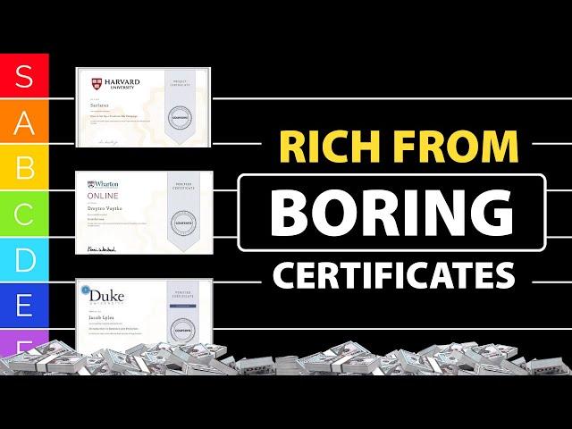 7 "Boring" Certifications That Can Make You Rich in 2025