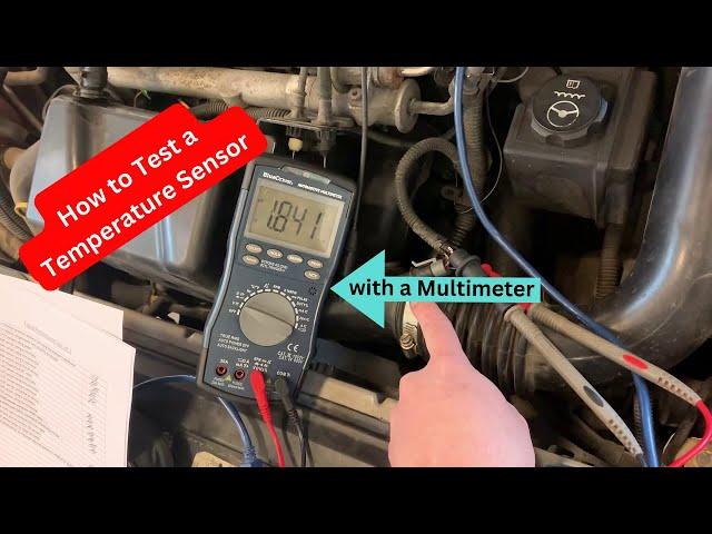 How to Test a Temperature Sensor with a Multimeter