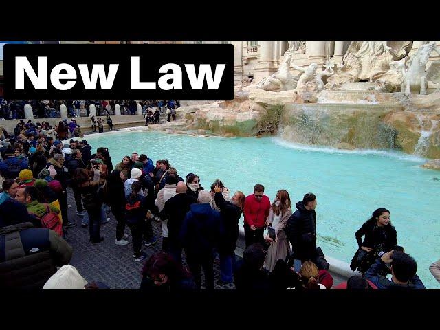 Rome Italy, Here's The New Rule at Trevi Fountain You Need to Know - Christmas in  Rome 2024