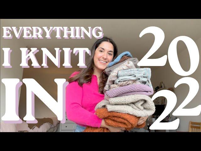 Everything I Knit In 2022 | trying on all of my knitwear