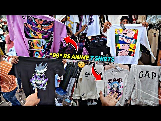 Mumbai Street Shopping *99* Rs ANIME T-Shirts ...