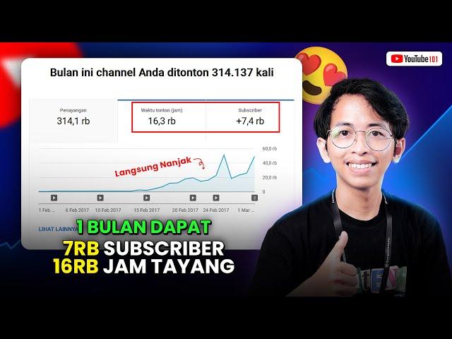 TERBUKTI !! Cara Cepat Mendapatkan 1000 Subscriber dan 4000 Jam Tayang - YouTube 101