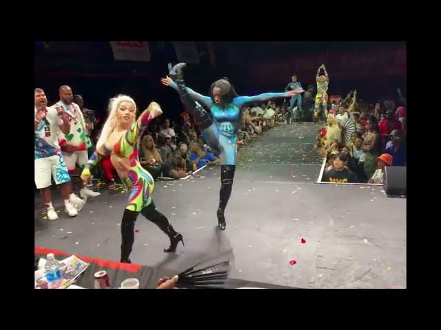 Team FQ Performance: Barbie & Tati vs Tutu & Aitana @ latex Ball 2024 #explore #fyp #ballroom #vogue