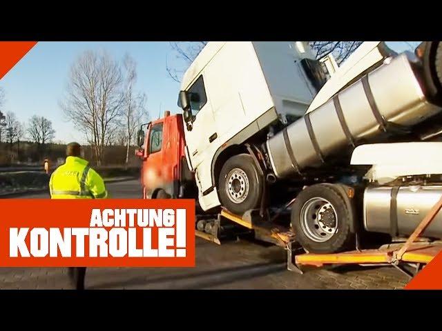 Weiterfahrt verboten! Katastrophaler LKW wird aus dem Verkehr gezogen! | Achtung Kontrolle