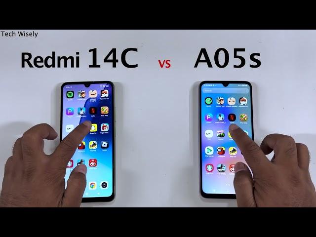 Redmi 14C vs SAMSUNG A05s - Speed Test