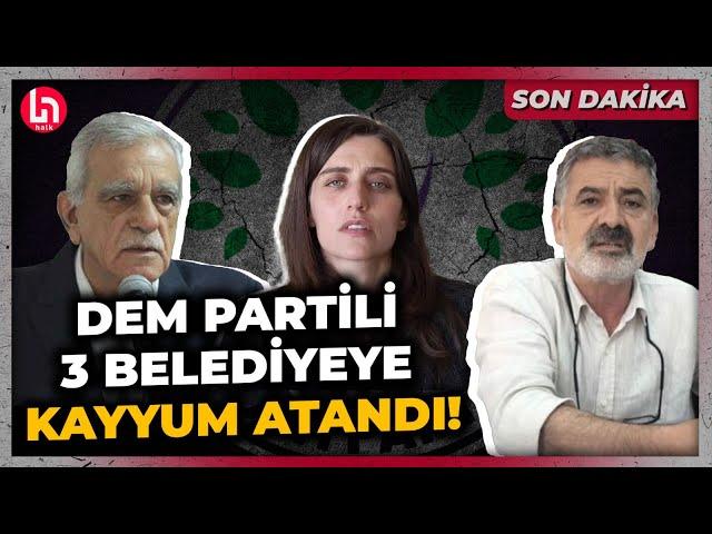 SON DAKİKA! DEM Partili Mardin, Batman ve Halfeti belediyelerine kayyum atandı!