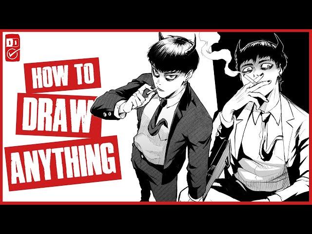 HOW TO DRAW ANYTHING FOR BEGINNERS…  LIKE FOR REAL Y’ALL, NO JOKES