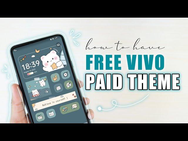  how to apply paid themes for free on vivo phones - to make your phone cute and aesthetic