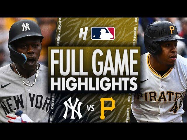 New York Yankees vs Pittsburgh Pirates - FULL GAME HIGHLIGHTS | April 5, 2025 MLB Season