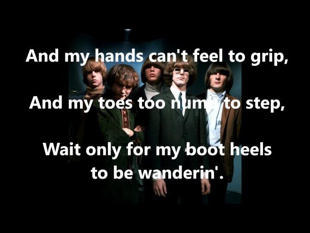 Mr  Tambourine Man  THE BYRDS (with lyrics)