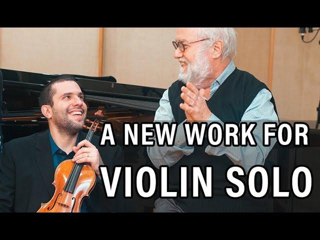 Aboio & Danca Negra for violin solo with composer Paulo Bosisio (Marcio Candido, violin)