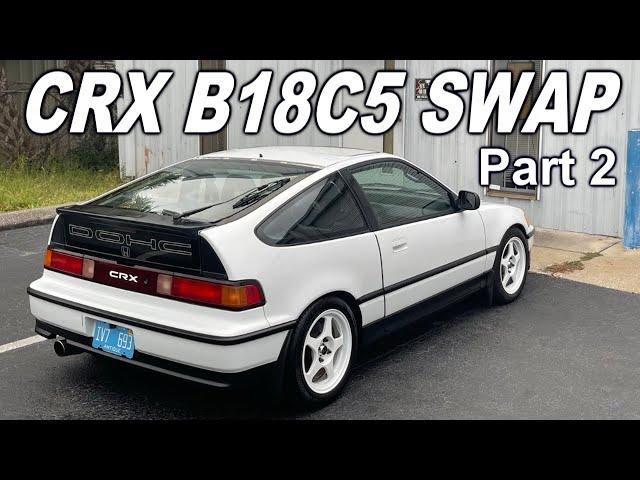 CRX B18C5 Type R , prep for Engine install - Part 2