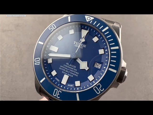 Tudor Pelagos Blue 25600TB Tudor Watch Review