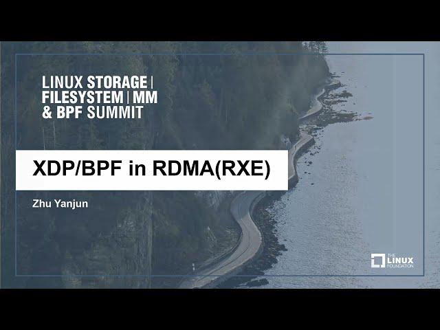 XDP/BPF in RDMA(RXE) - Zhu Yanjun