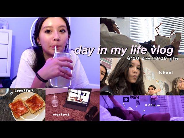 DAY IN MY LIFE VLOG: school, editing, activities, working out and more ⋆.ೃ࿔*