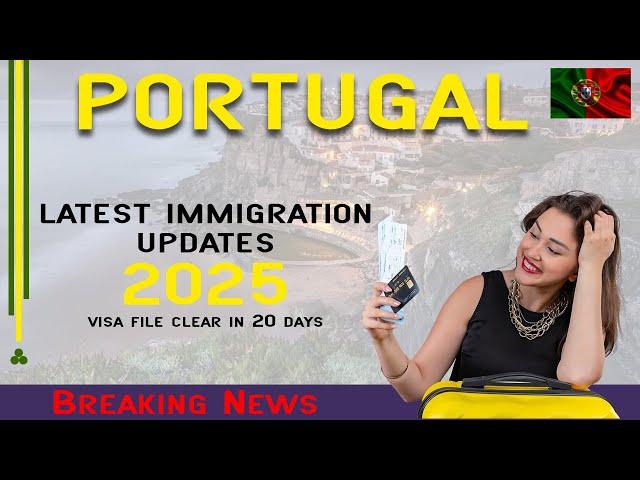 Portugal's SHOCKING New Immigration Rule Changes You Need to Know|| MOVE to Portugal 2025 ||