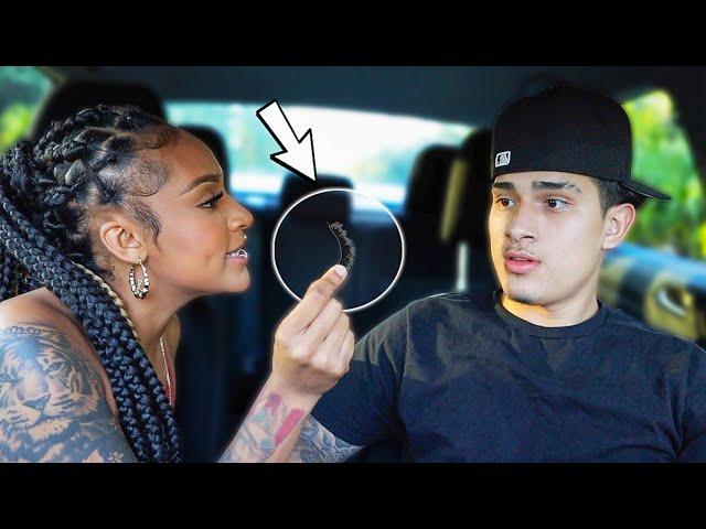 SHE FOUND ANOTHER GIRLS LASHES IN MY CAR!! *GETS HEATED*