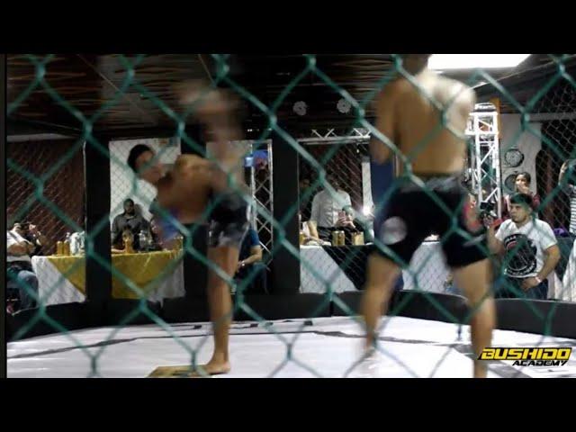 karate black belt vs streeboxer mma fight sadrac  El ninja vs Hb the manager