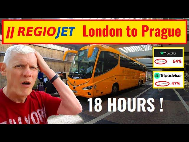 REGIOJET: Marathon 20 hour journey | London to Prague