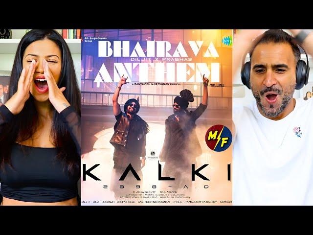 Bhairava Anthem | Kalki 2898 AD | Diljit Dosanjh | Prabhas | Santhosh Narayanan | Kumaar - REACTION!