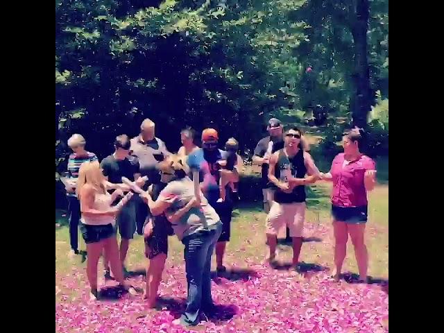 Pink Confetti Cannon Gender Reveal