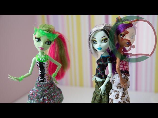 Как сделать юбку для куклы. How to make skirt for a doll.
