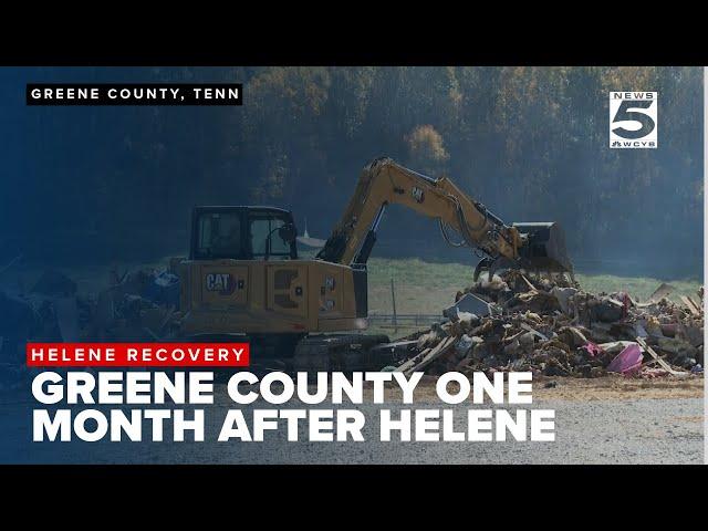 Greene County one month after Helene