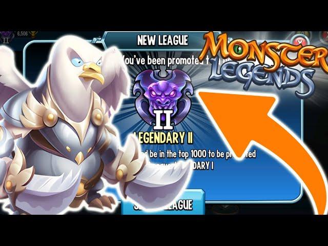 HOW I GOT TO LEGENDARY II LEAGUE ON PVP FREE TO PLAY - 6500 TROPHIES | MONSTER LEGENDS