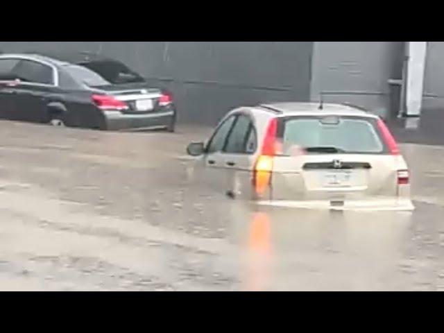Ontario London incredible flooding today 2024