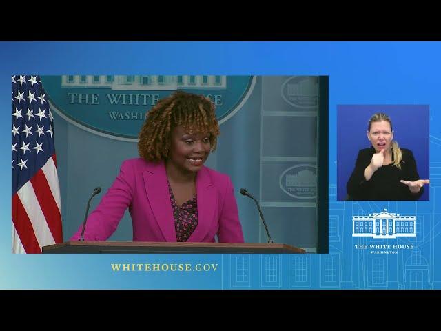 04/11/24: Press Briefing by Press Secretary Karine Jean-Pierre