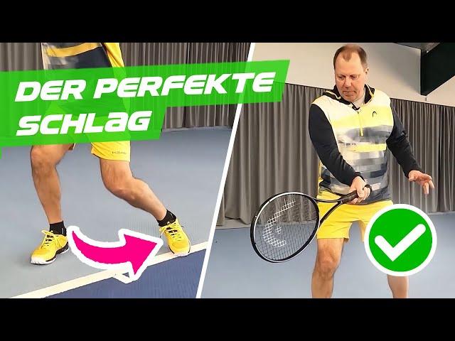 Tennis FOOTWORK: This Is What The Perfect Stroke Looks Like! 