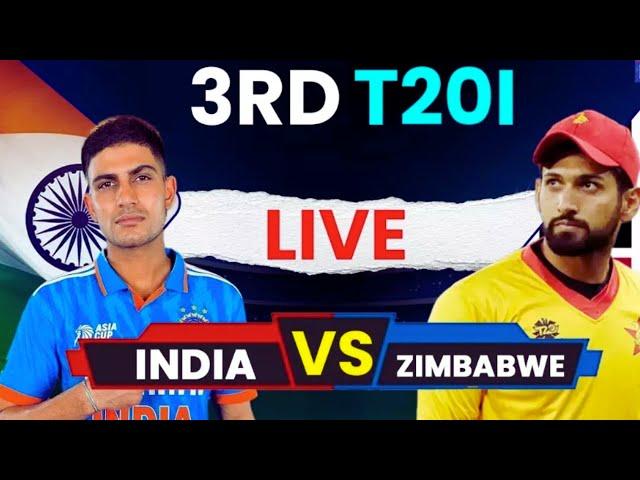 India vs Zimbabwe 3rd T20 live score