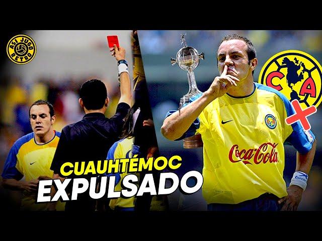 El día que Cuauhtémoc Blanco desató el caos en la Copa Libertadores y pago caro