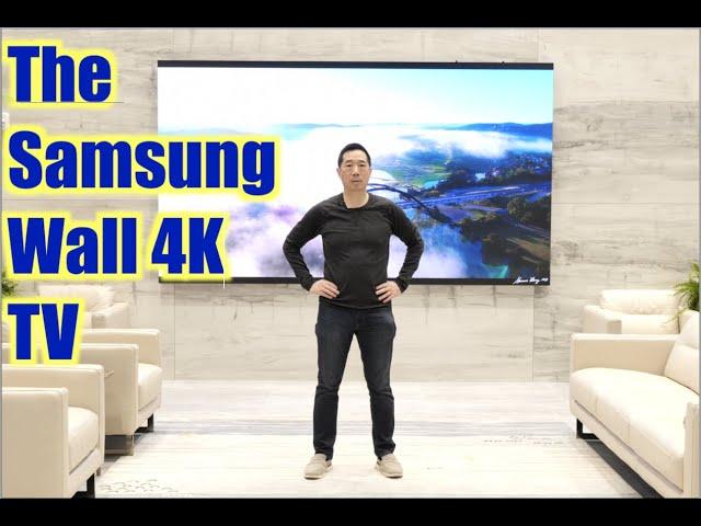 Samsung Wall 4K TV.  DIGITAL ART.