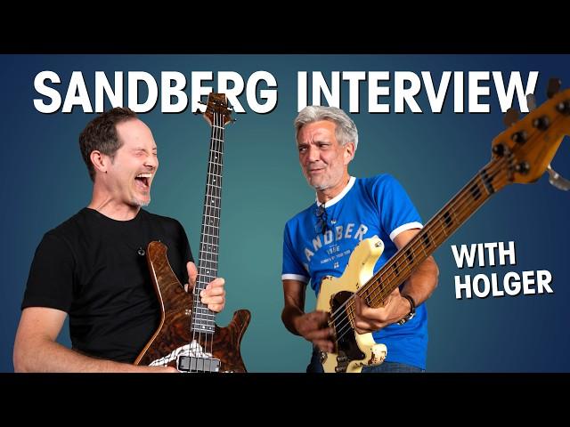 Sandberg talk with founder Holger Stonjek | Thomann 70th anniv. models, Bass Configurator