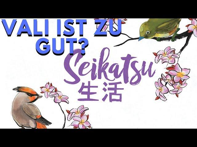 GEWINNT VALI IMMER? - SEIKATSU LET'S PLAY (2018) | Brettspiel Geeks | Brettspiele