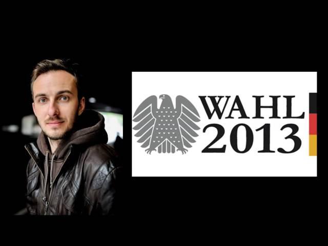 Jan Böhmermann ruft zur Bundestagswahl auf (10.08.2013)