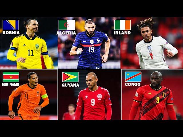 Top Players Who Didn’t Play For Their Original Countries FT I Ibrahimovic,Lukaku,Van Dijk  2022