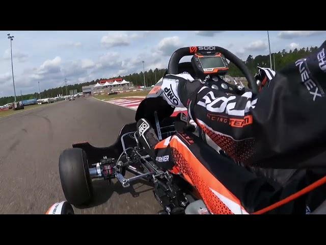 Onboard Emilien Denner (Sodi/TM) Genk European Championship KZ