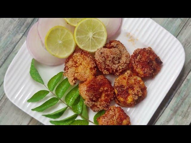 Crispy Prawns Rava Fry | Jessy's Cookbook