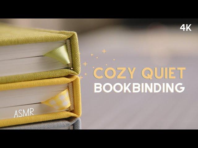 Bookbinding brings me calm and presence  ASMR case binding process, no talking