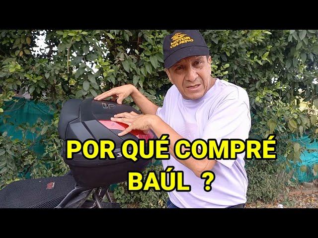 VENTAJAS DE TENER UN BAÚL en la MOTO..