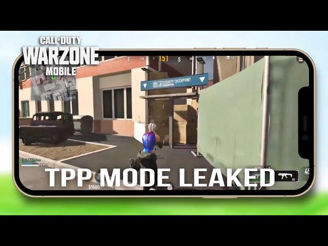 WARZONE MOBILE TPP MODE TRAINING AND GAMEPLAY…*LEAKED* (MUST WATCH)