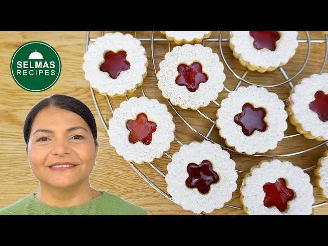 Linzer Cookies Recipe | Christmas Cookies Recipe 